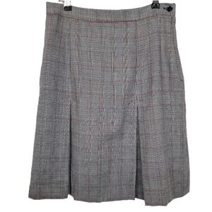 Vintage Preston & York sz 10 wool plaid skirt